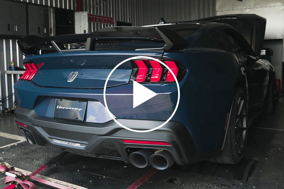 How Much Power Does The Mustang Dark Horse Make On A Dyno?