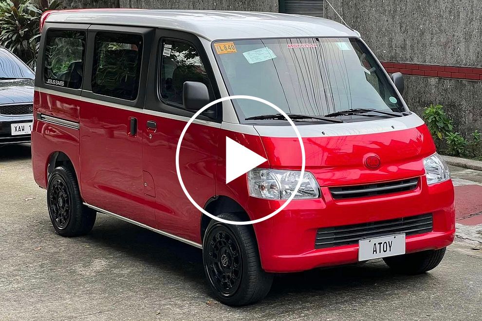 This Adorable Two-Tone Van Is Actually A Humble Toyota Workhorse Underneath