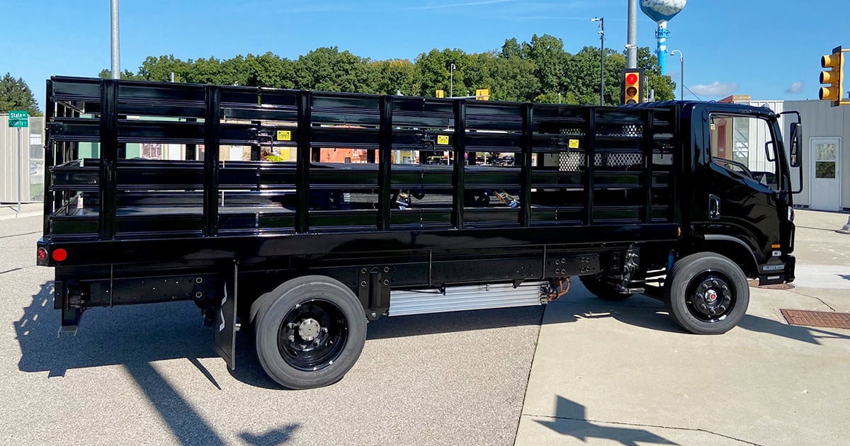 Bollinger Motors readies its first electric truck, a Class 4 chassis cab