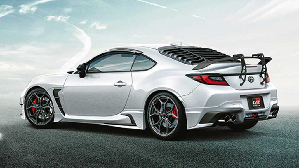 TRD Gives Toyota GR86 Wild New Swan-Neck Rear Wing and Louvers