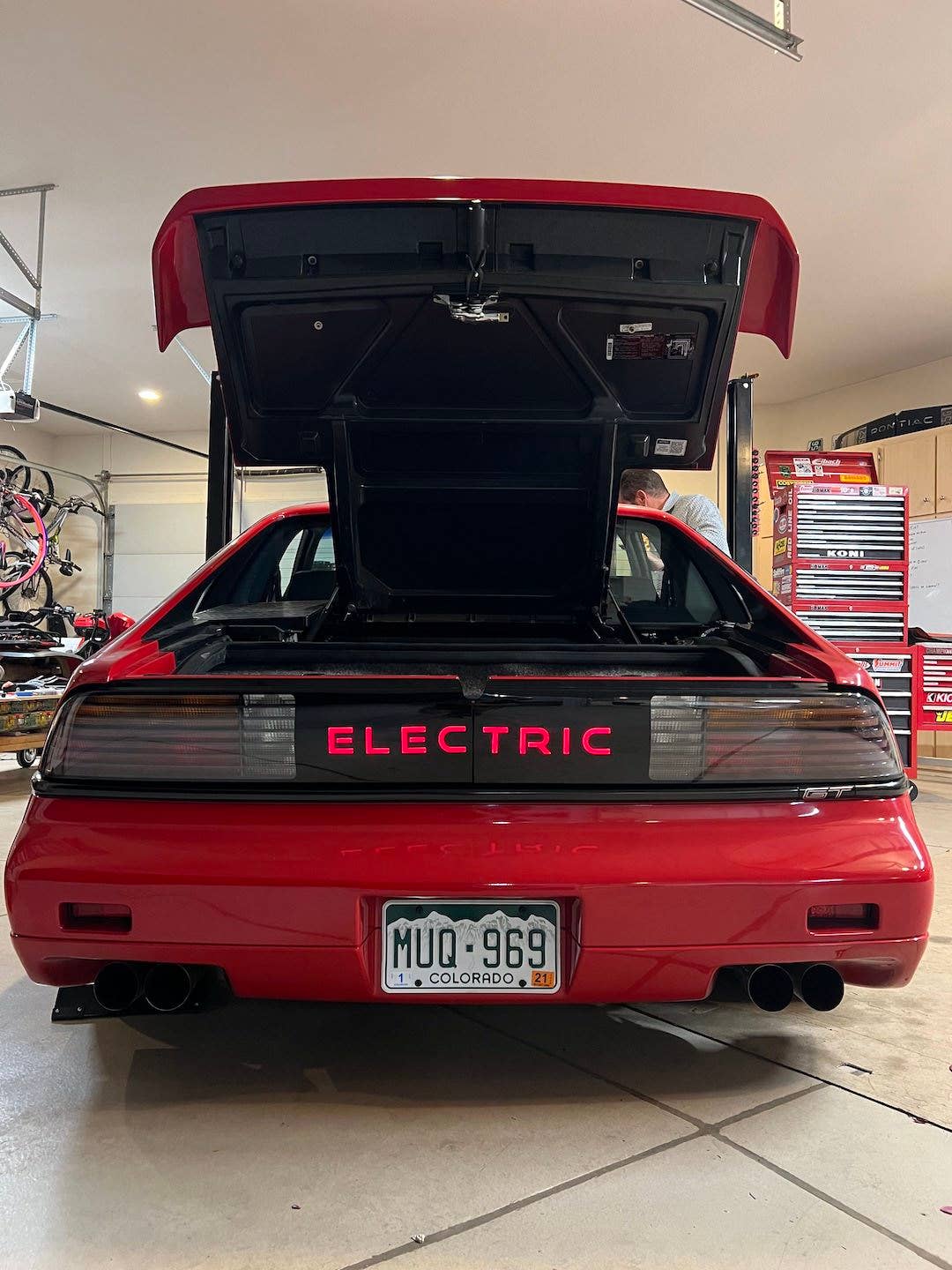 1988 Pontiac Fiero GT EV by Classic EV Conversions