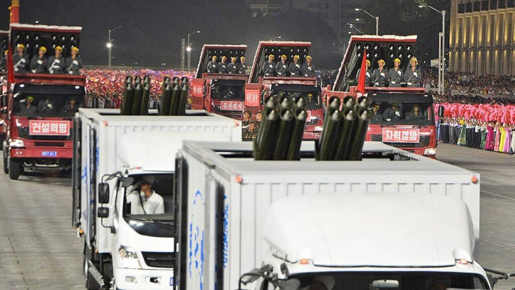 North Korea Debuts Rocket Launchers That Appear As Civilian Trucks