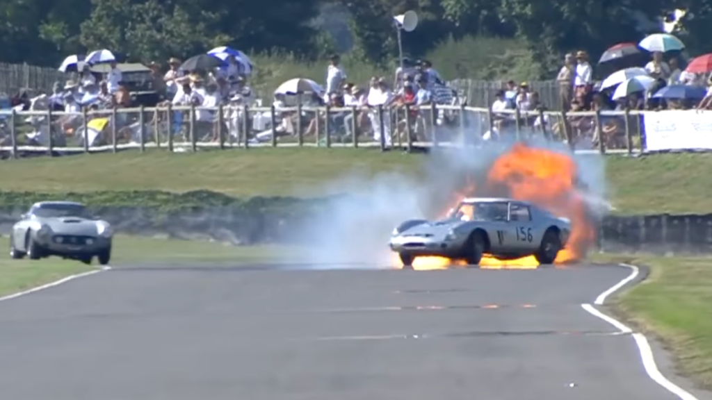 Watch a $50M Ferrari 250 GTO’s V12 Grenade Itself Mid Race