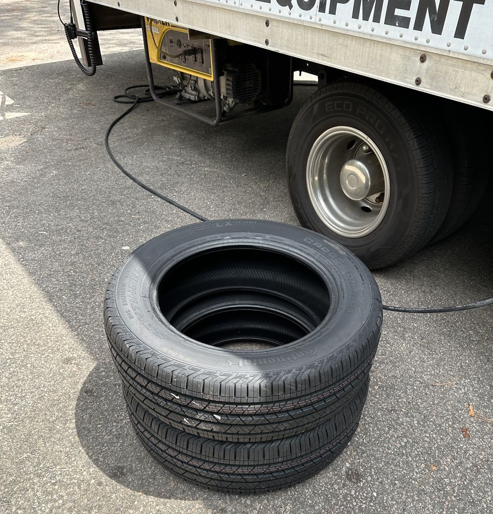 two new continental tires