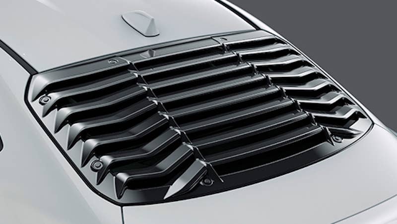 TRD rear window louvers for the 2023 Toyota GR86