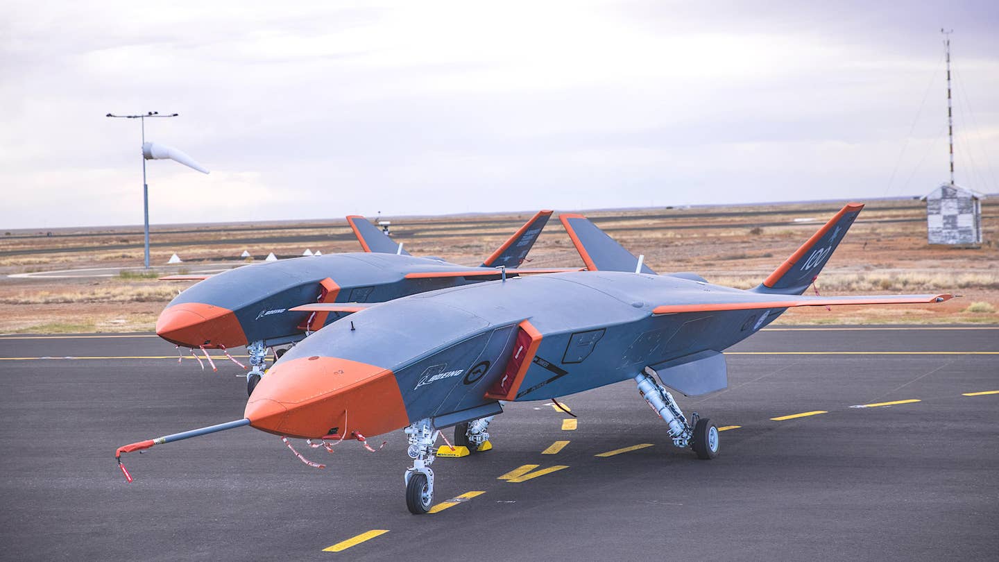 A pair of MQ-28s. <em>Boeing Australia</em>