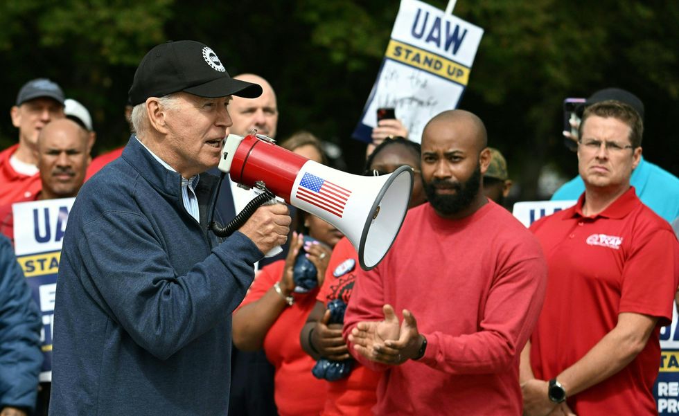 us politics automobile unions strike biden economy labour