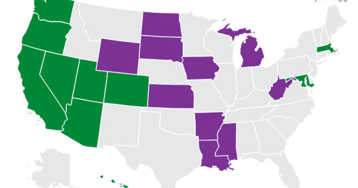 State-by-state EV adoption rates show divide