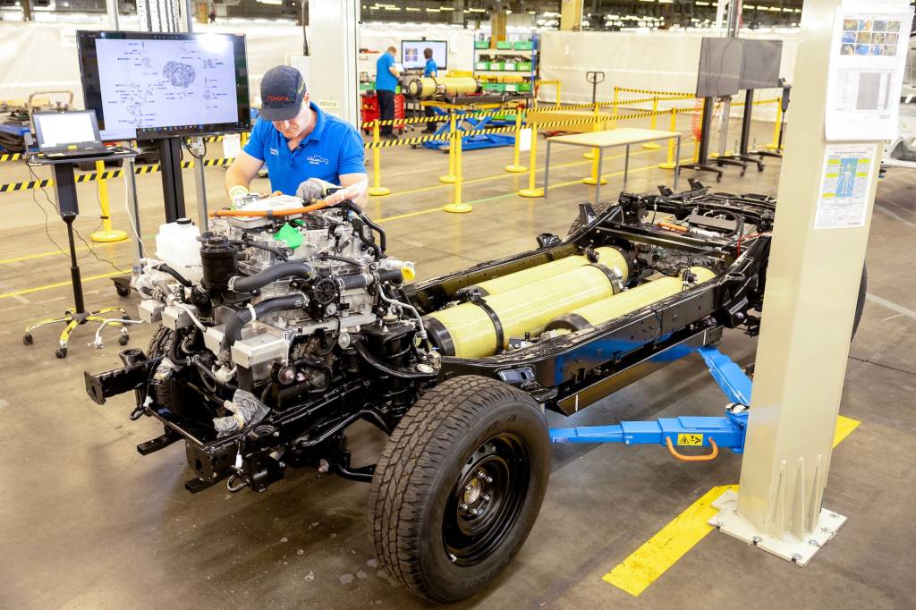 Toyota Hilux hydrogen fuel-cell prototype