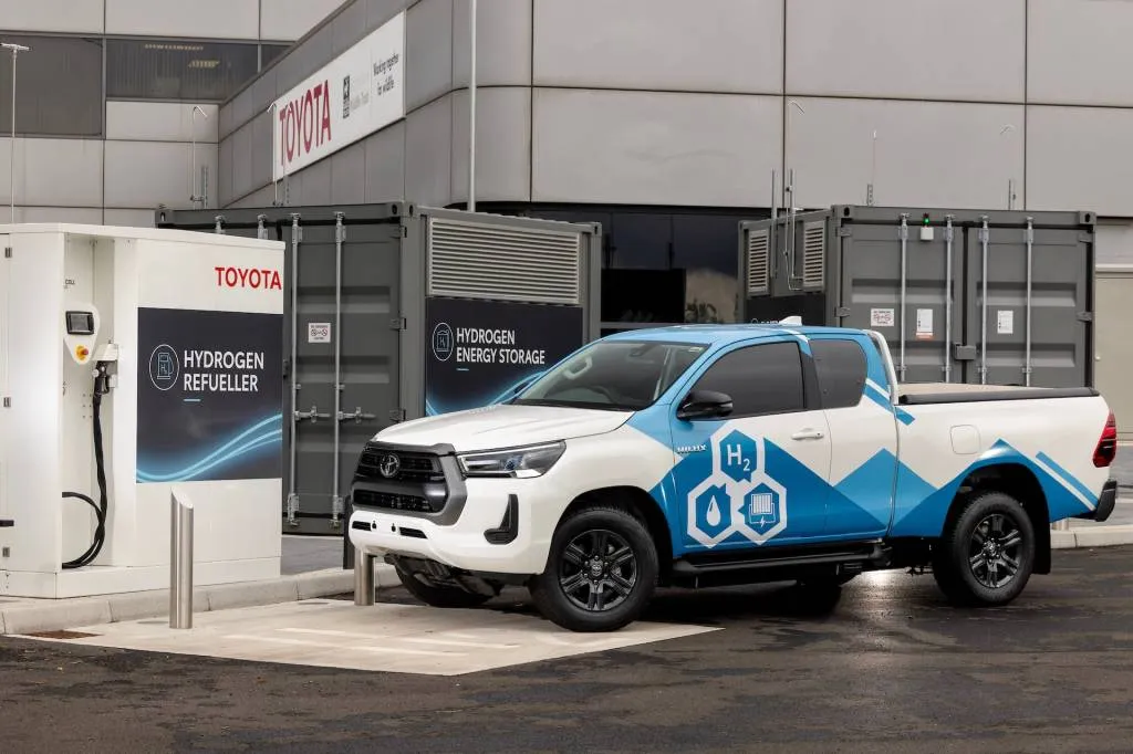 Toyota Hilux hydrogen fuel-cell prototype