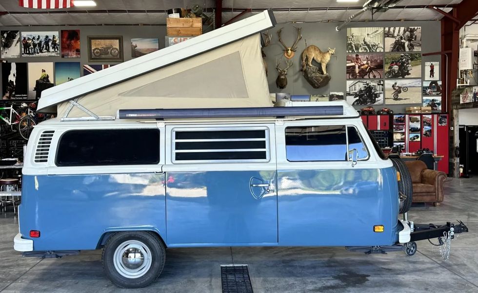 volkswagen type 2 bus camper trailer