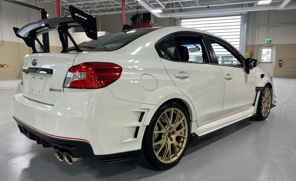 2019 subaru wrx sti s209 rear