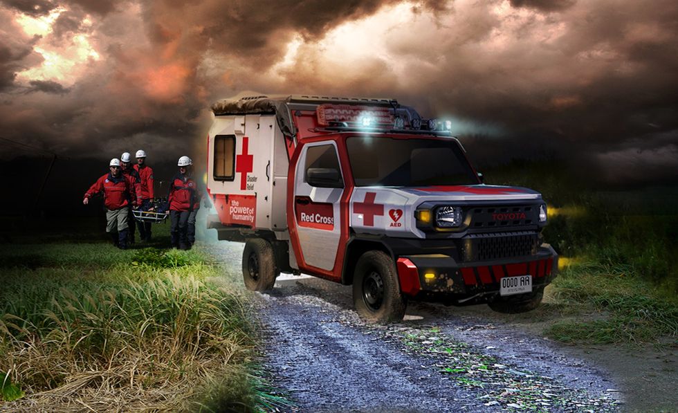 toyota imv 0 concept rescue vehicle