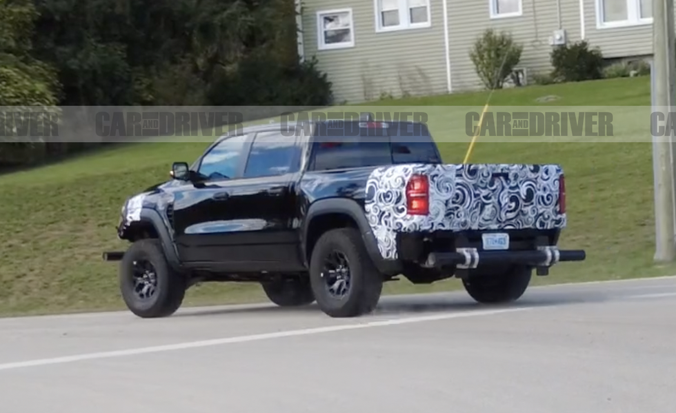 2025 ram 1500 trx prototype with six cylinder engine