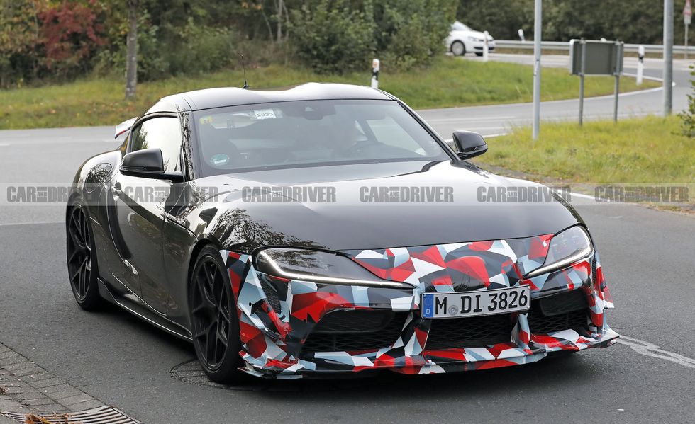 2025 toyota supra grmn front closeup