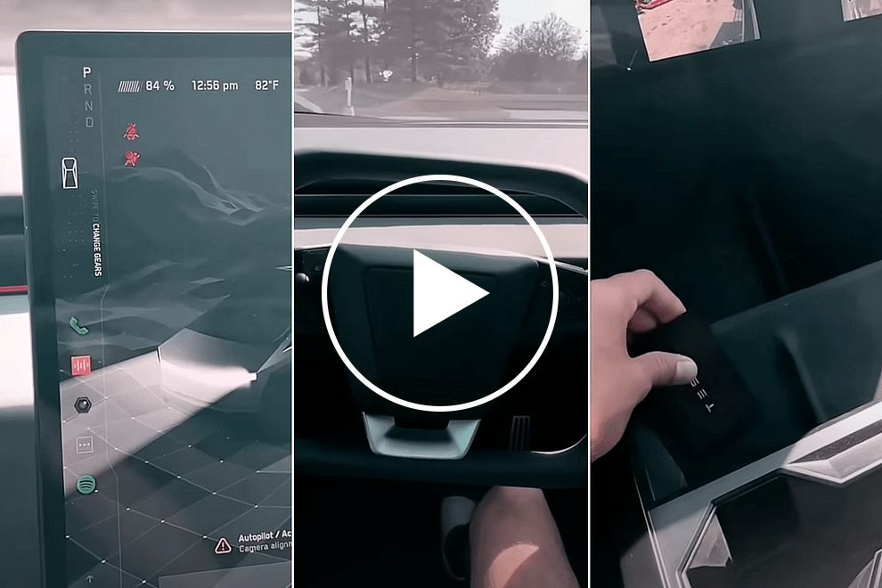 Tesla Cybertruck Interior Video Reveals New UI And Huge Glass Roof