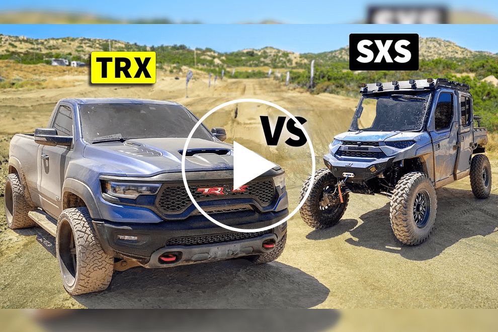 Off-Road Drag Race: Ram 1500 TRX Shorty Vs. Polaris Ranger Northstar