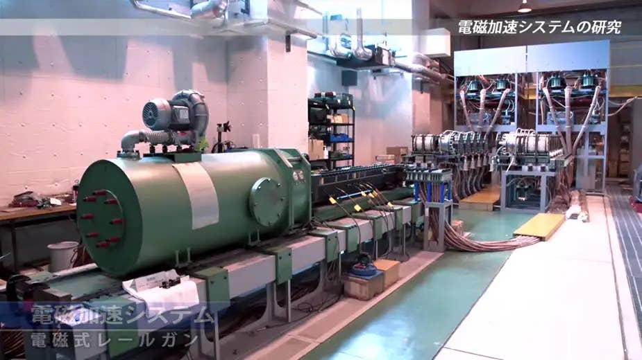 ATLA<em> </em>railgun proof-of-concept example, 2018. <em>ATLA video screencap </em>