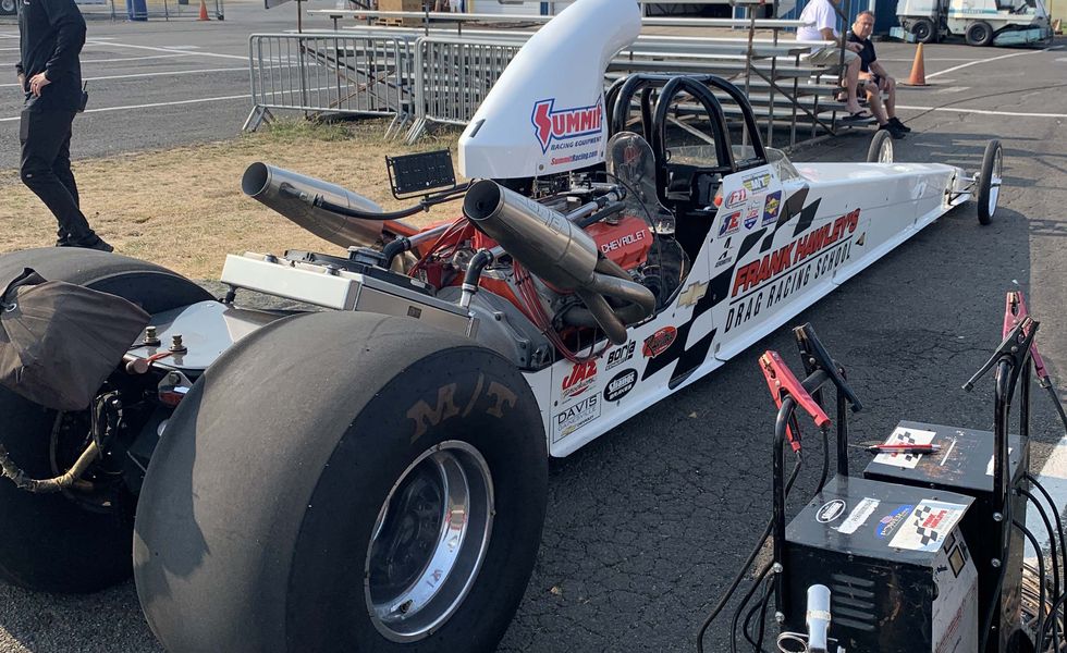 a race car on a track