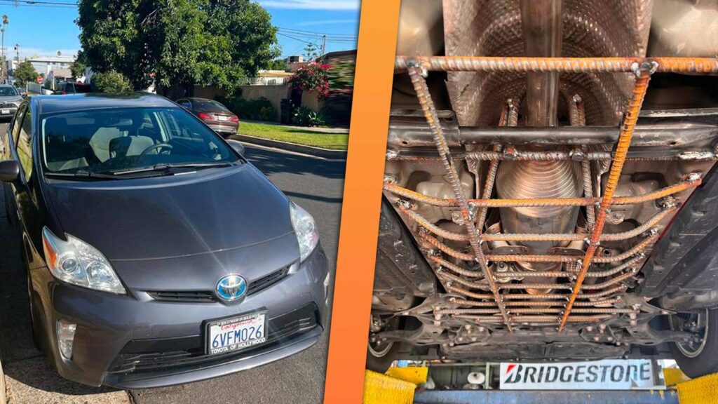 Toyota Prius on LA Craigslist Has a Catalytic Converter Cage Like a Federal Prison