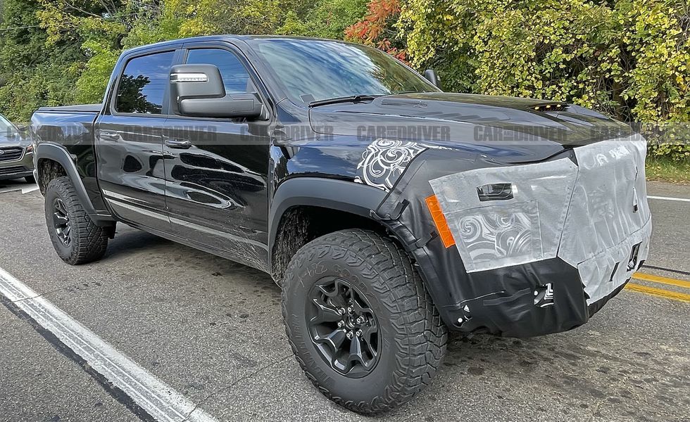 2025 ram 1500 trx prototype camouflage