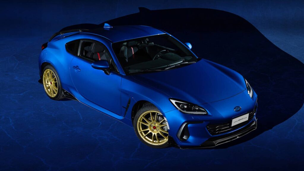 Subaru BRZ Touge Edition: Fantastic Gold Wheels With STI Flair