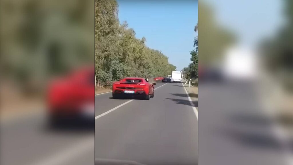 Two Dead After a Ferrari and Lamborghini Hit an RV