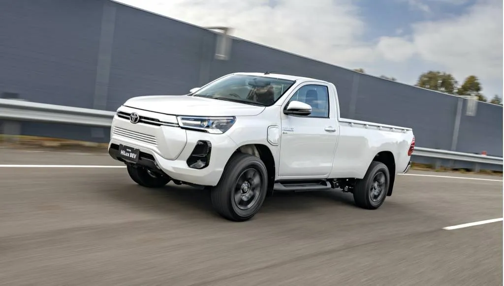 Toyota HiLux Revo BEV Concept vehicle