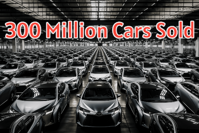 Toyota Has Now Sold A Staggering 300 Million Cars