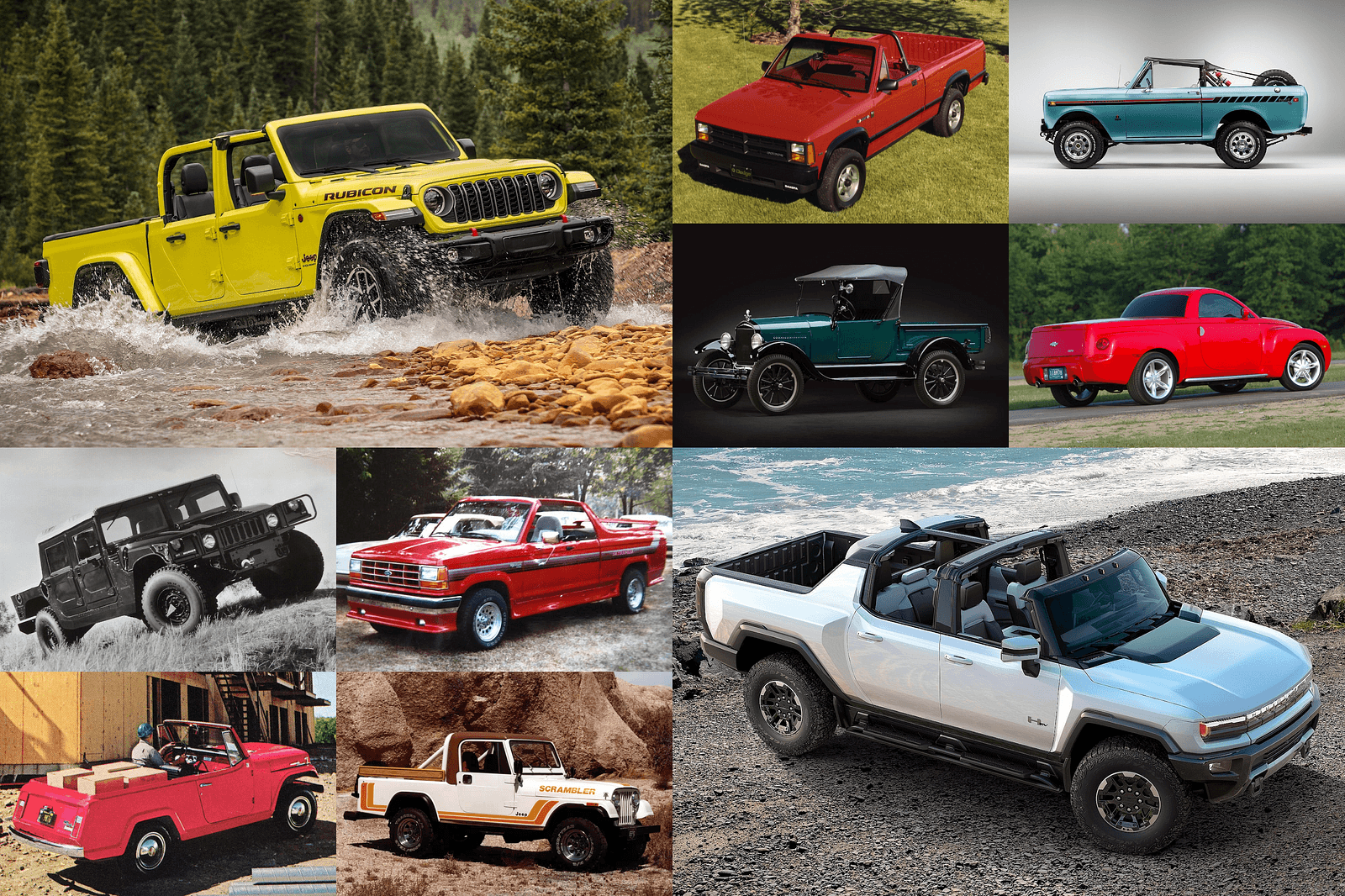 Convertible Trucks: 11 Trucks That Chart The History Of The Drop-Top Pickup