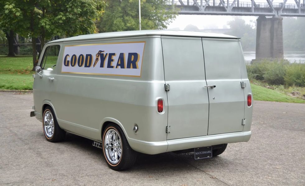 1965 chevrolet g10 panel van 3 speed rear