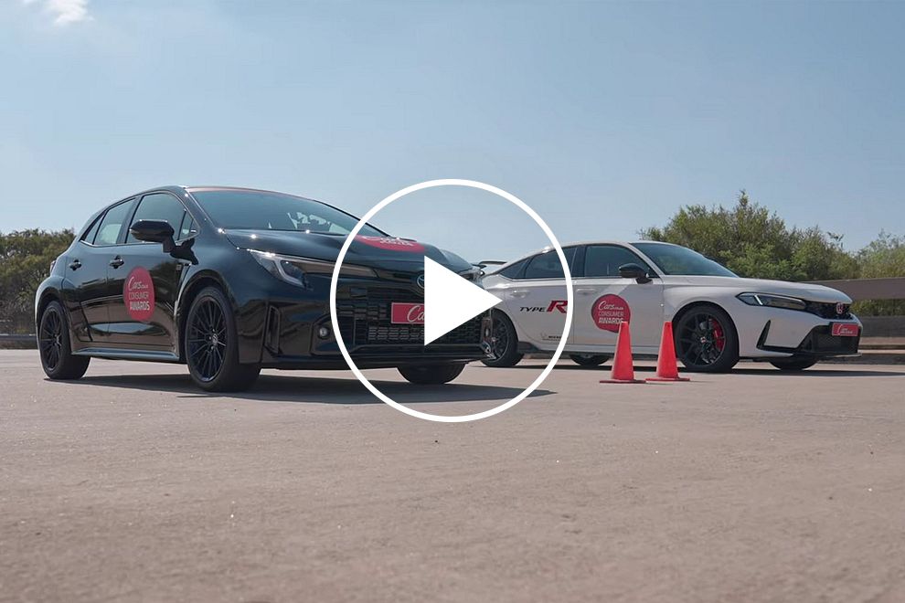 Manual Hot Hatch Drag Race: Toyota GR Corolla Vs. Honda Civic Type R