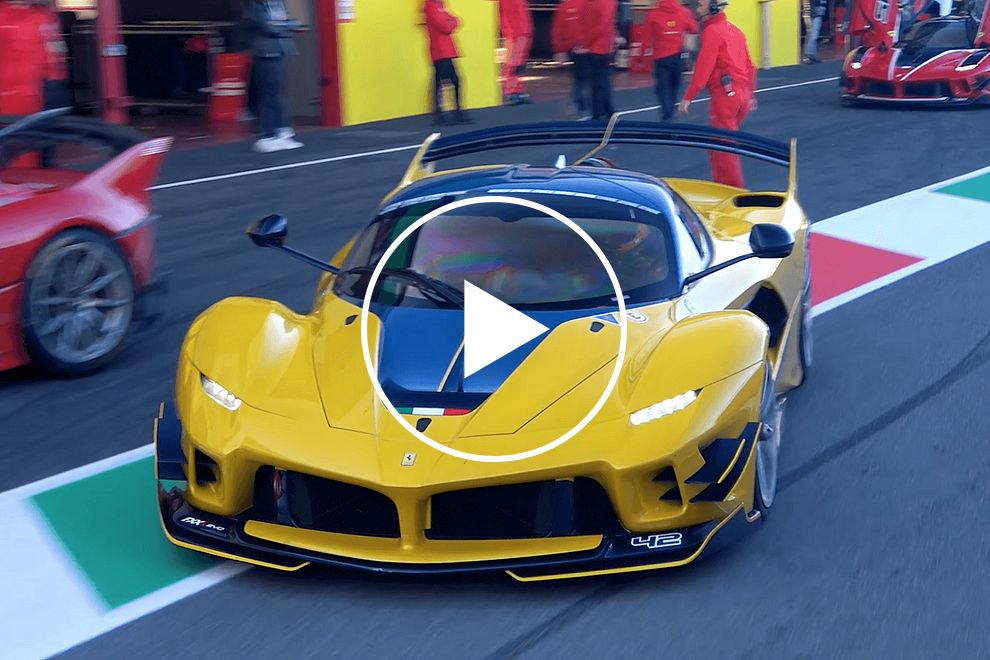 WATCH: Fleet Of Ferrari FXX-K V12 Hypercars Terrorizes Mugello