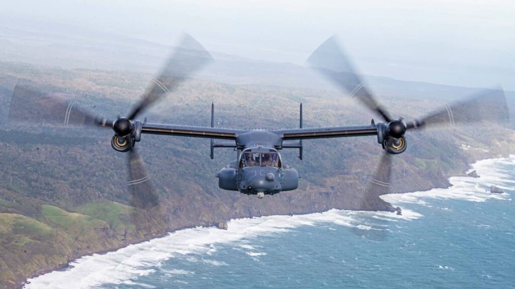 CV-22B Osprey Tilt-Rotor Crashes Off Japanese Coast