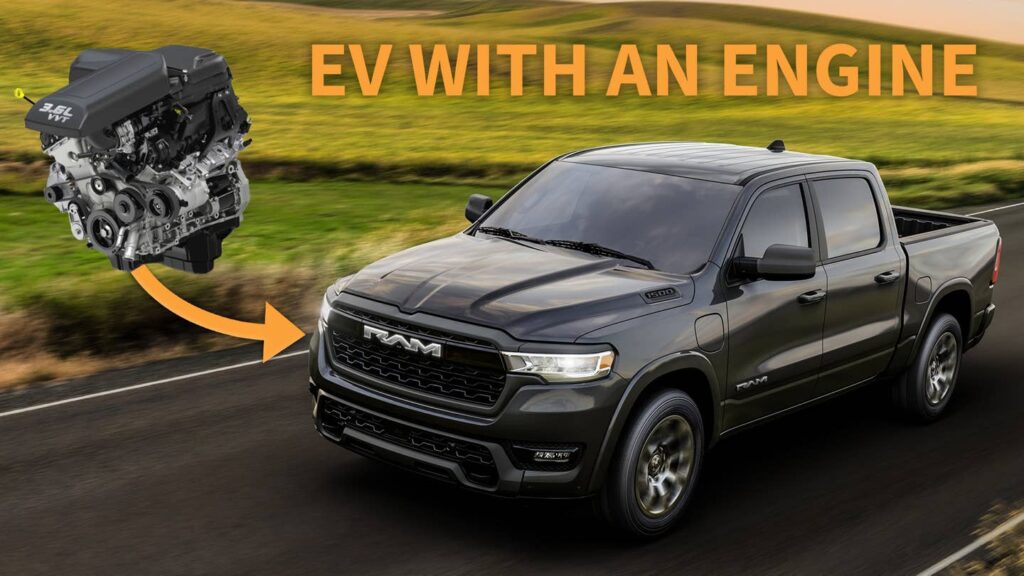 Here’s Why the Electric Ram 1500 Ramcharger Has a Pentastar V6 as Range Extender