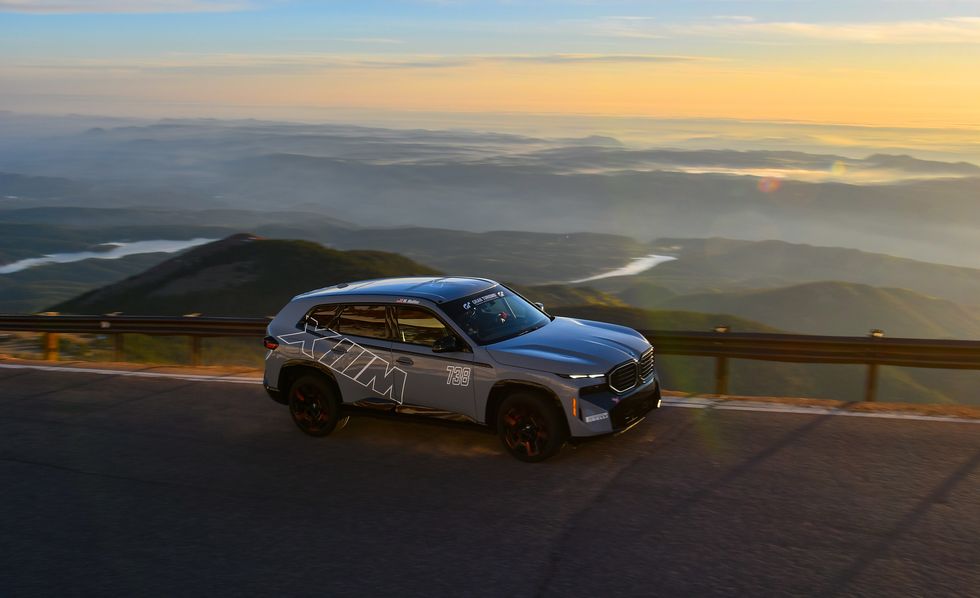 bmw xm label red pikes peak class record