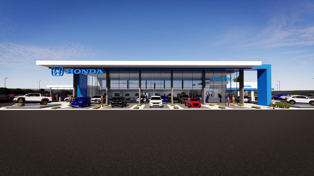 Honda future dealership design for selling EVs - 2022