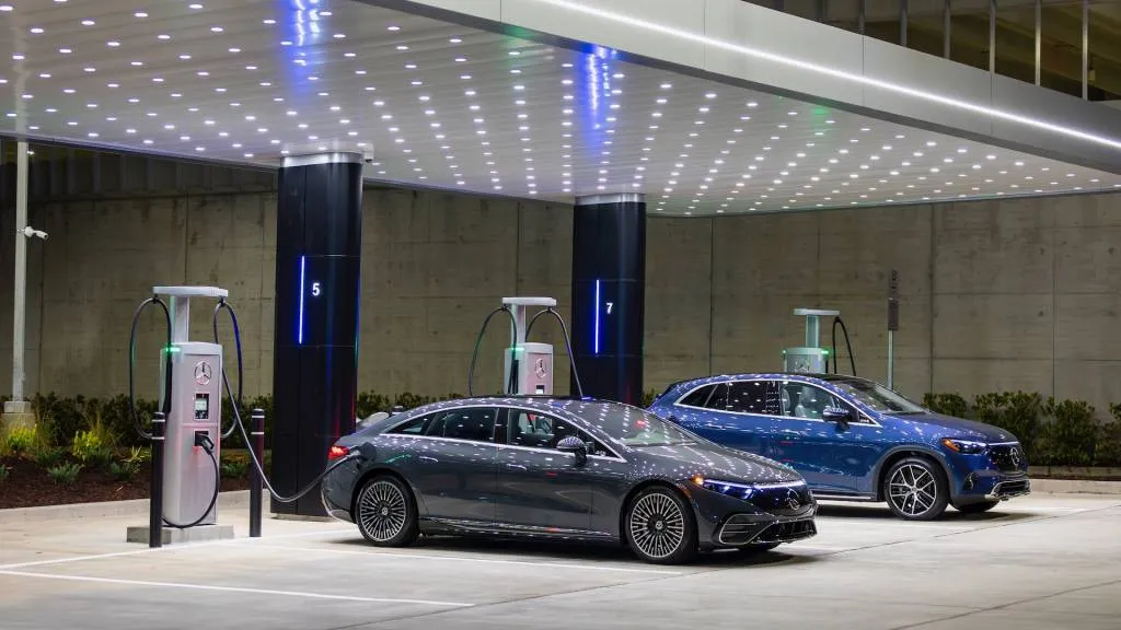 Mercedes-Benz EV Charging Hub in Sandy Springs, Georgia