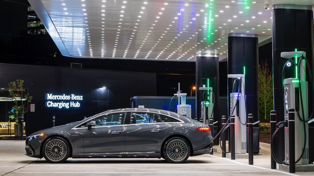 Mercedes-Benz EV Charging Hub in Sandy Springs, Georgia