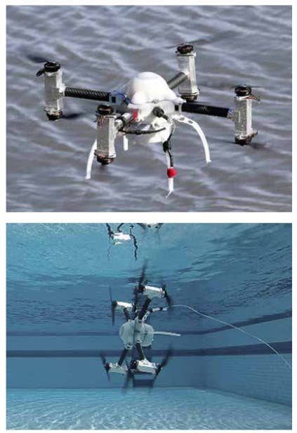 A pair of pictures showing one of the Naviator designs demonstrated over the years. <em>Rutgers University</em>