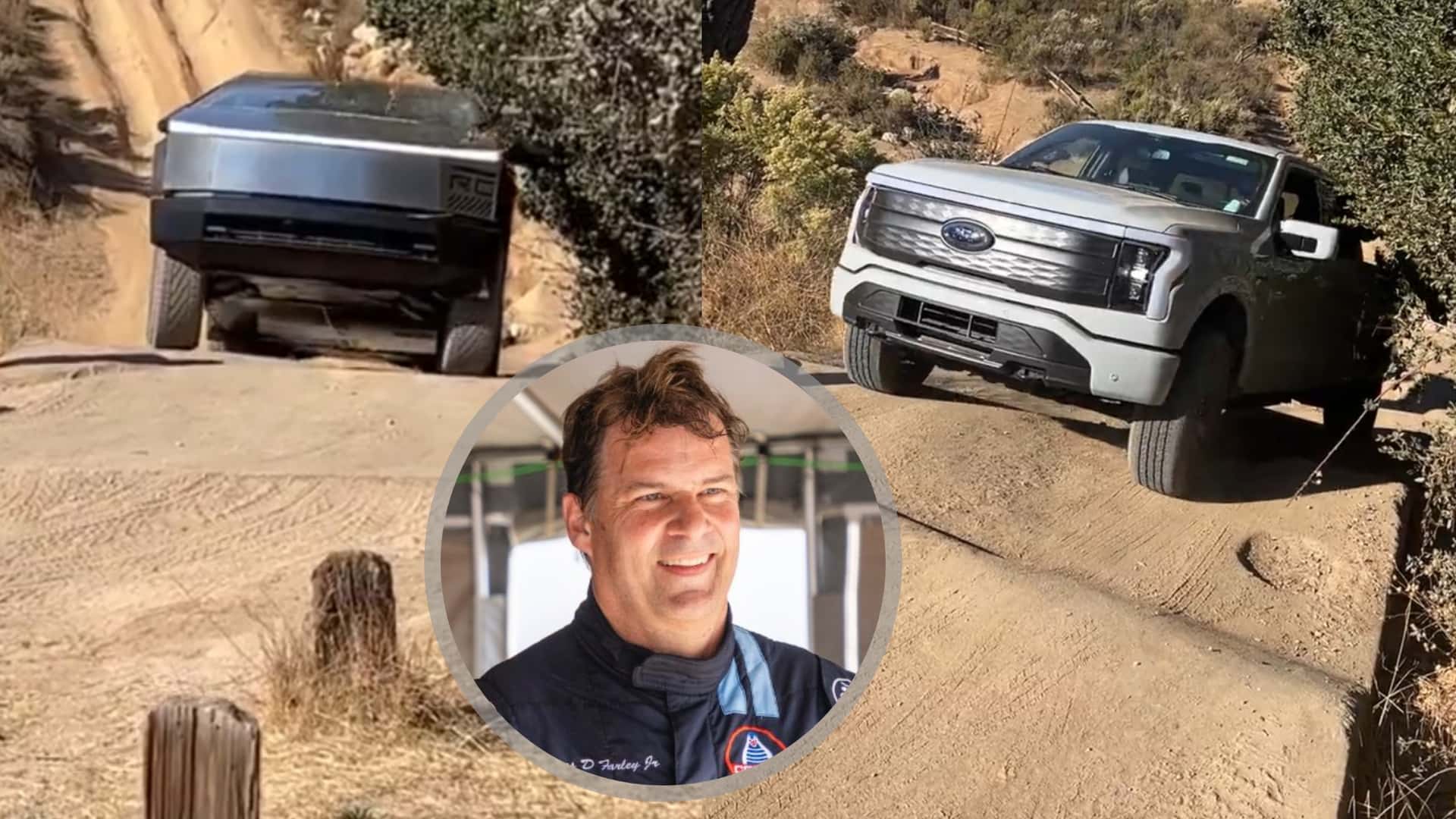 Ford CEO Takes A Jab At Tesla Cybertruck’s Off-Road Abilities With F-150 Lightning Video