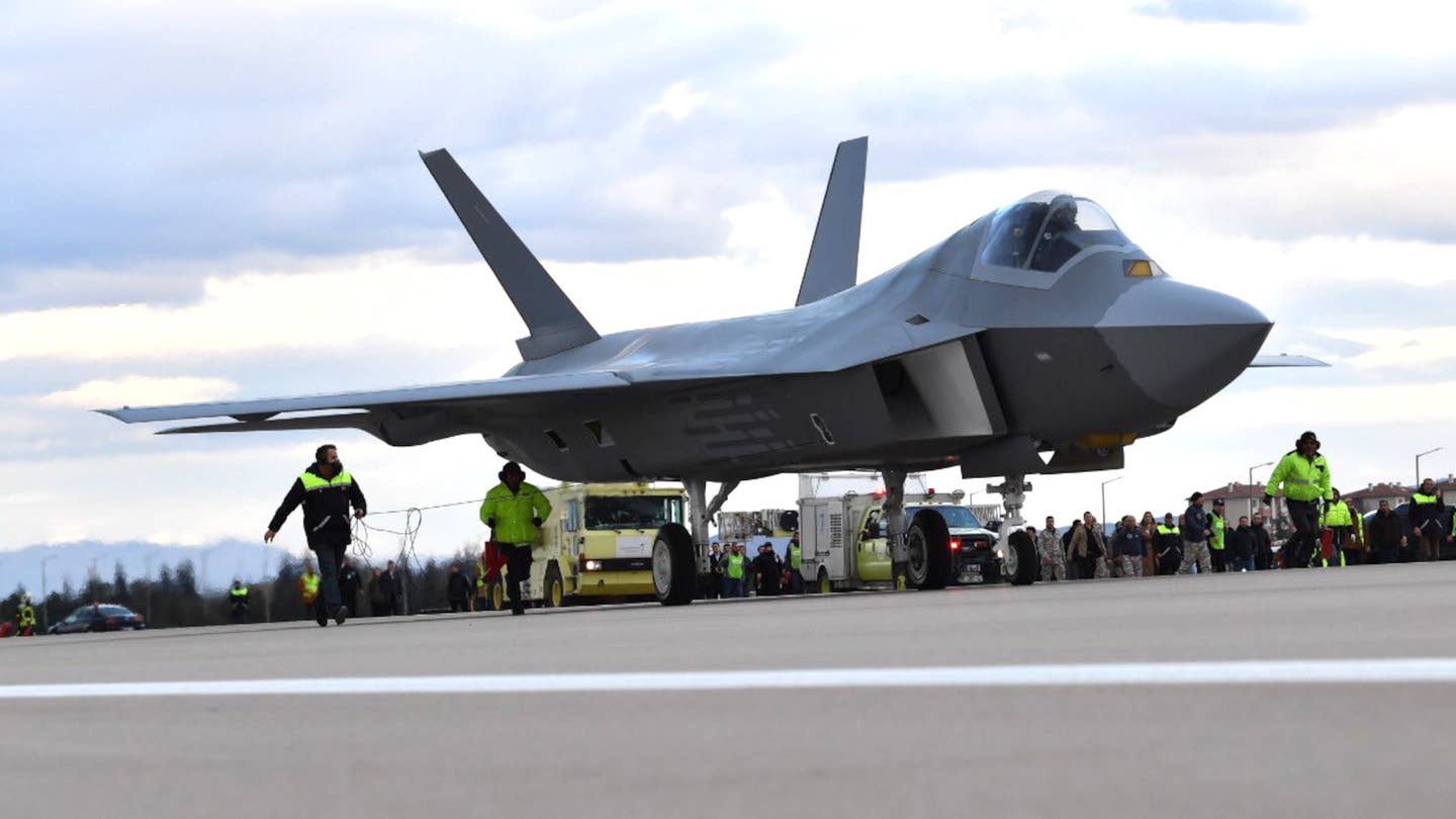 The TF-X prototype on the runway, ahead of its forthcoming first flight. <em>SSB</em>