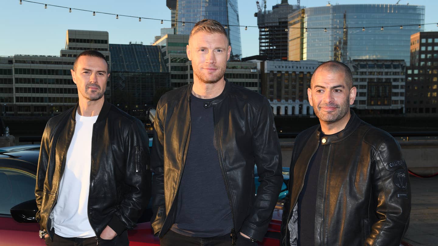 <em>Paddy McGuinness (left), Freddie Flintoff (middle), Chris Harris (right)</em> | <em>Getty</em>