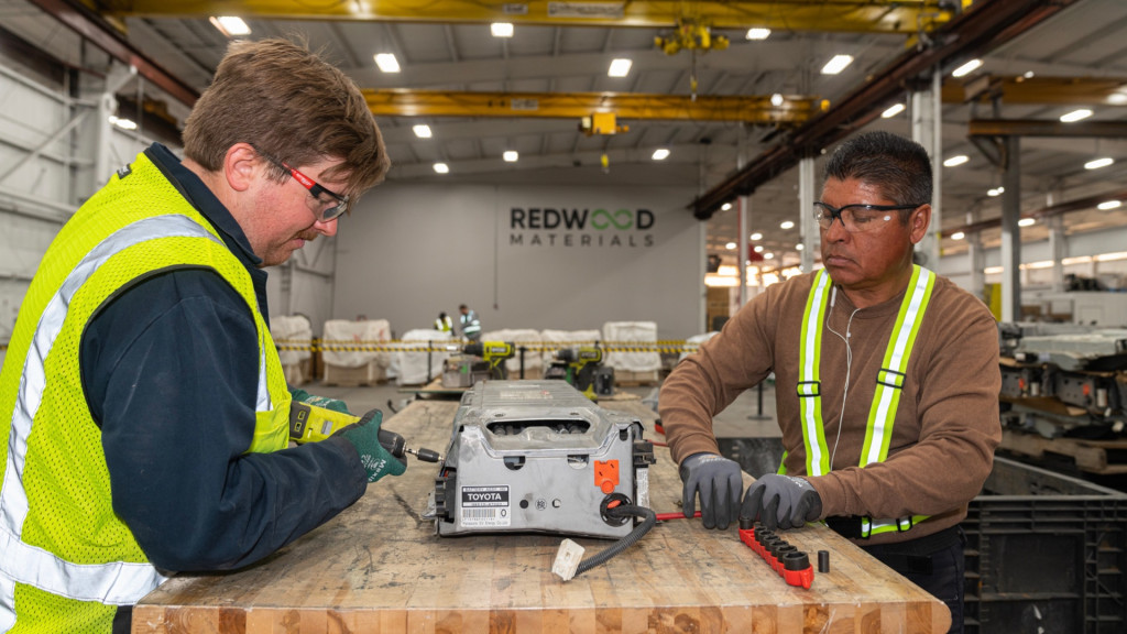 Toyota and Redwood Materials battery recycling