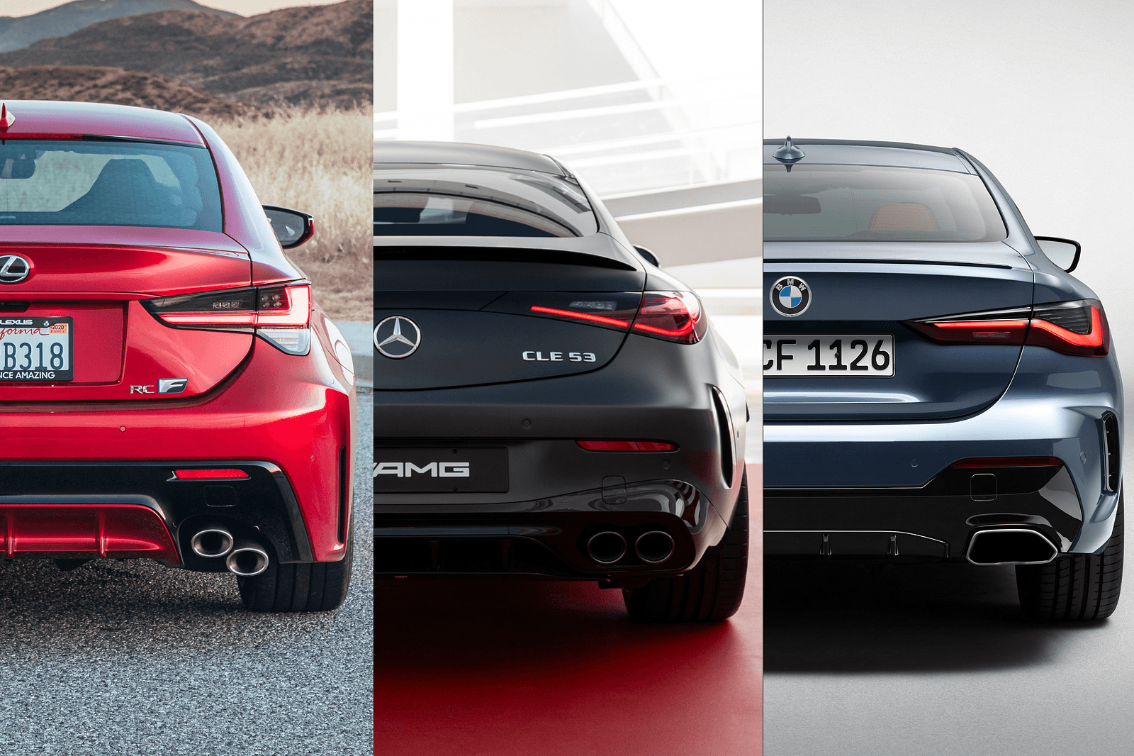 Sporty Coupe Comparison: 2024 Mercedes-AMG CLE 53 Coupe Vs. BMW M440i Vs. Lexus RC F