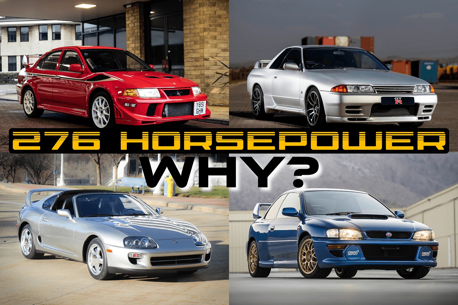 JDM Gentleman's Agreement: Why Iconic Japanese Cars Are Limited To 276 HP