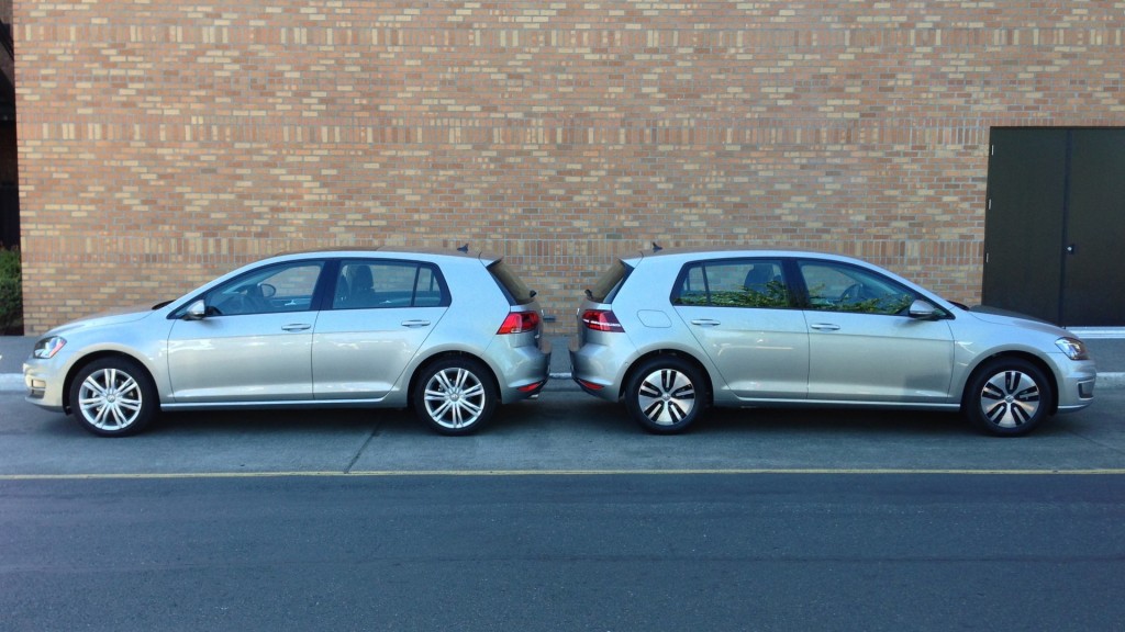 2015 Volkswagen e-Golf Vs. 2015 Volkswagen Golf TDI