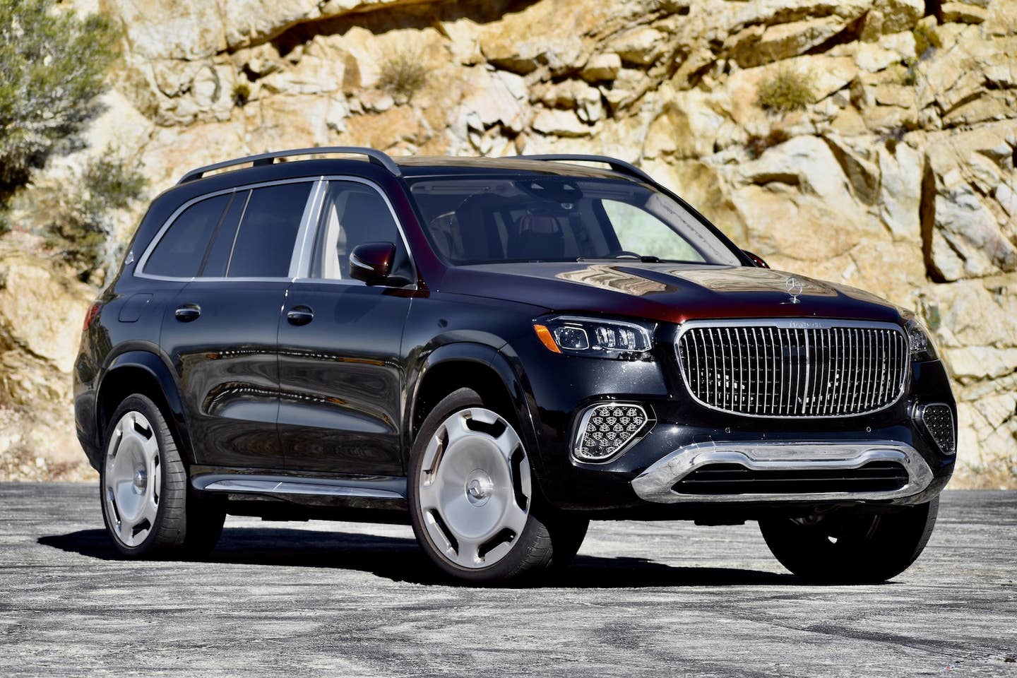 2024 Mercedes-Maybach GLS 600 front three-quarter view