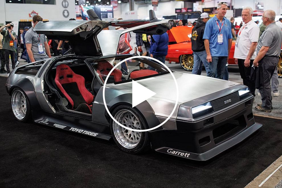 DeLorean DMC-12 Gets Widebody Kit And 700-HP Twin-Turbo LS Motor