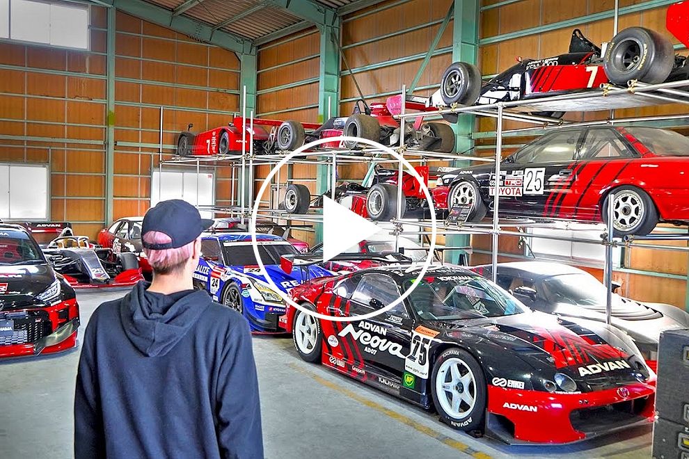 WATCH: Secret Stash Of Advan Yokohama Race Cars Wears Iconic Livery